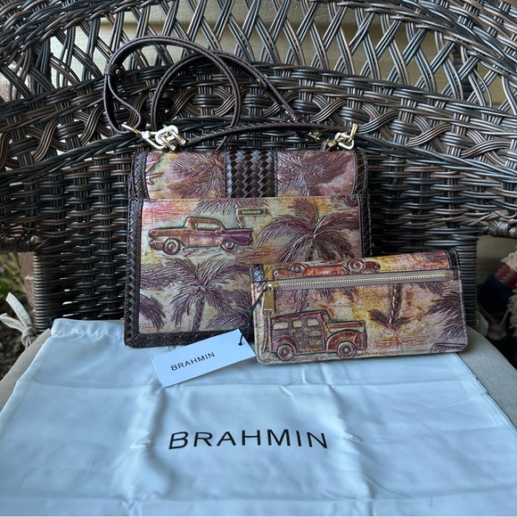 ‼️SOLD‼️Brahmin Multi Copa Cabana Small Hallie BAG ONLY!!! - Picture 6 of 15